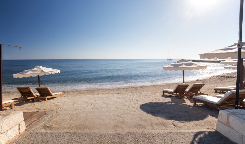 Mitsis Selection Laguna Hersonissos  Esterno foto Beach at the Hotel